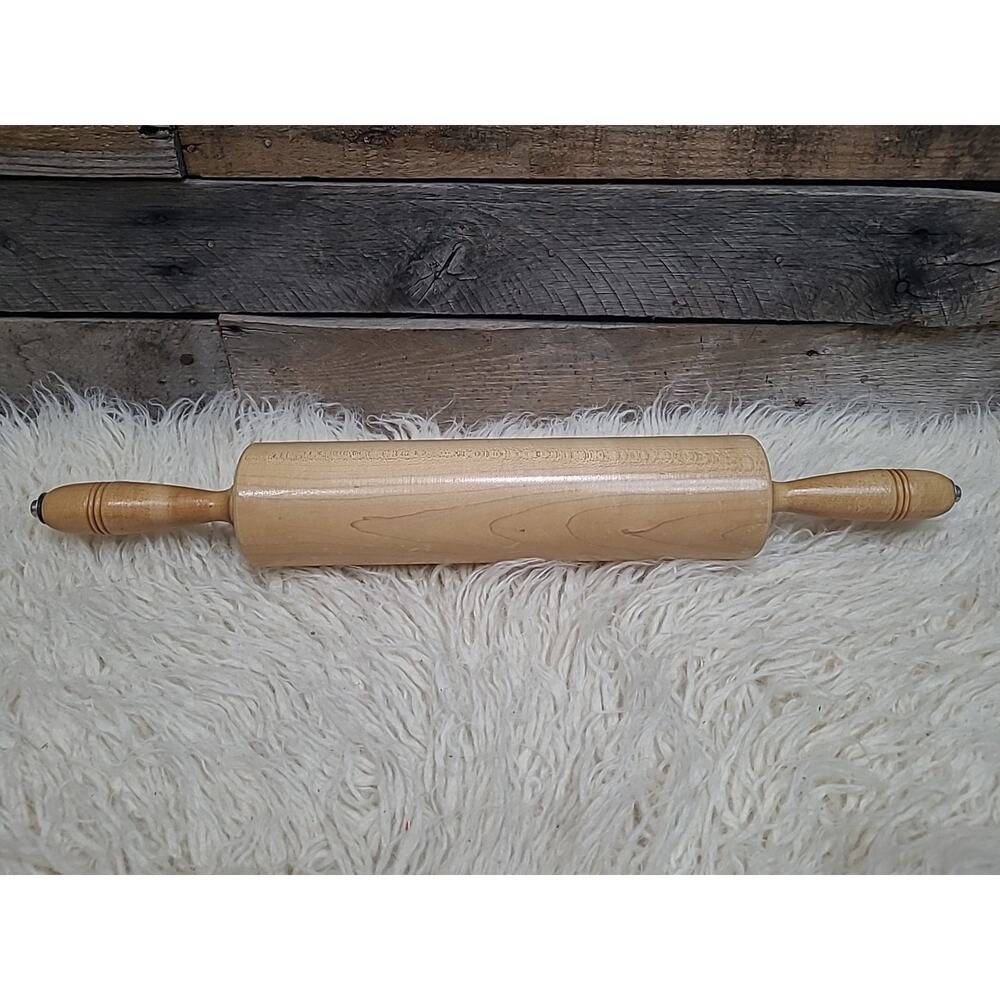 Thorpe Rolling Pin Vintage Maple Wood 22"
